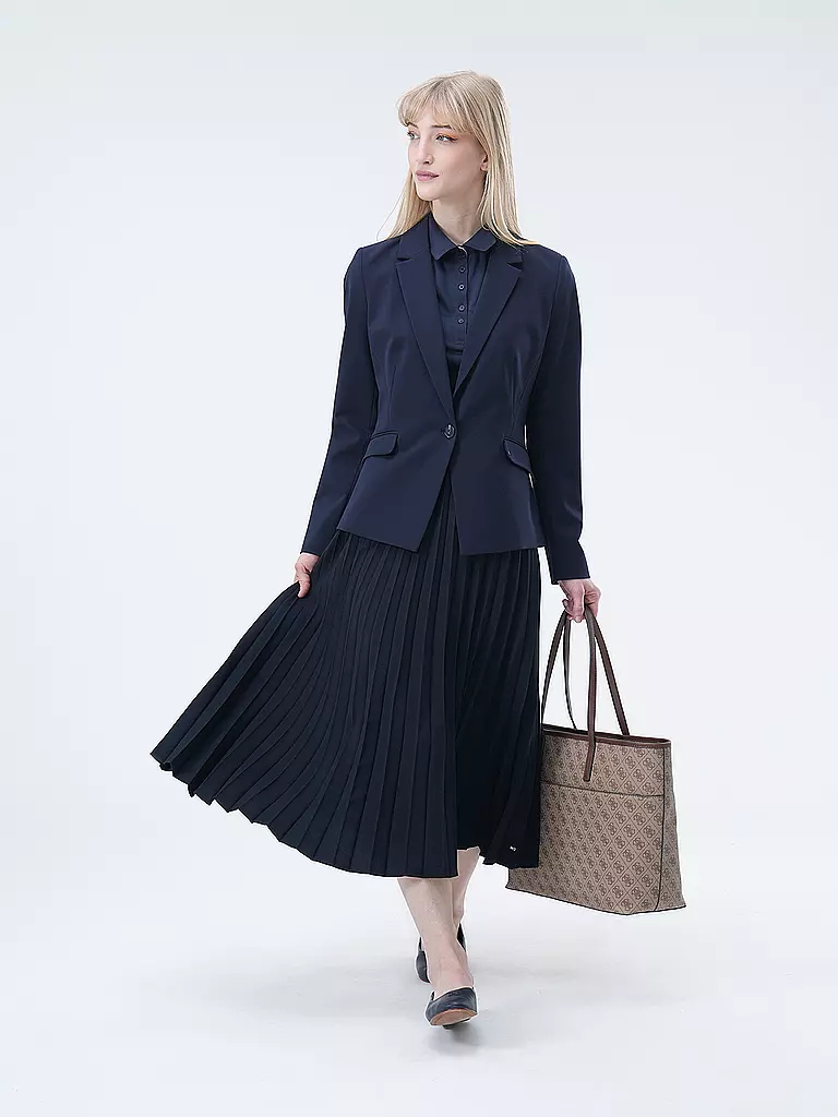 TOMMY HILFIGER Plisseerock  dunkelblau