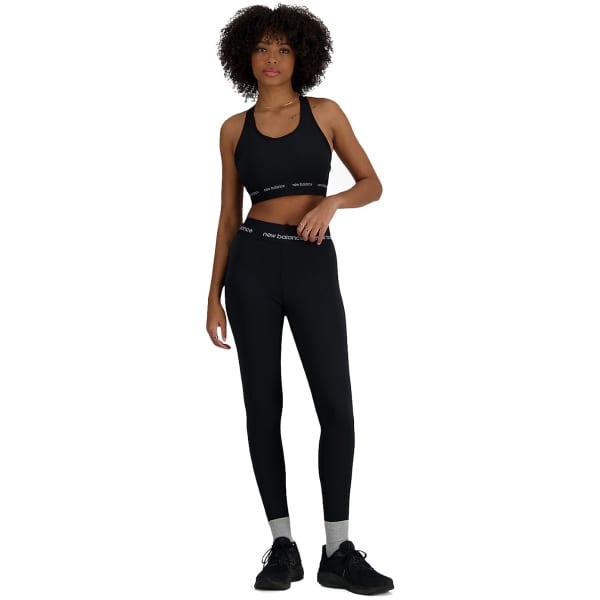 Brassière trail NEW BALANCE SLEEK MEDIUM SUPPORT SPORTS BRA W BLACK