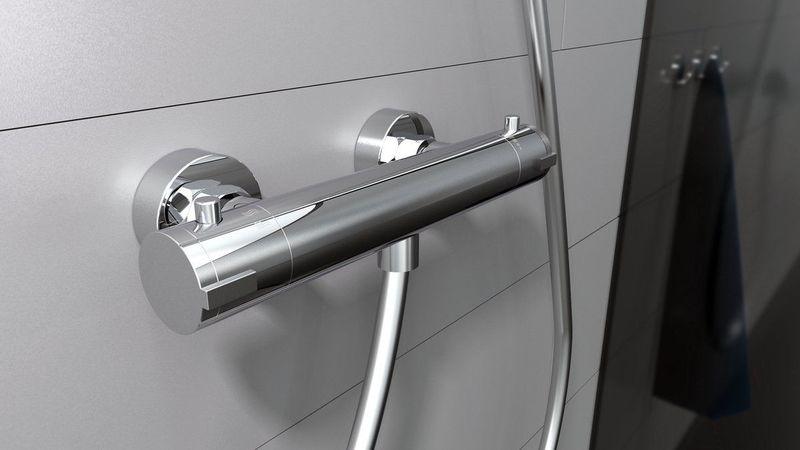 Schutte - London - Douchekraan - Chroom - Messing