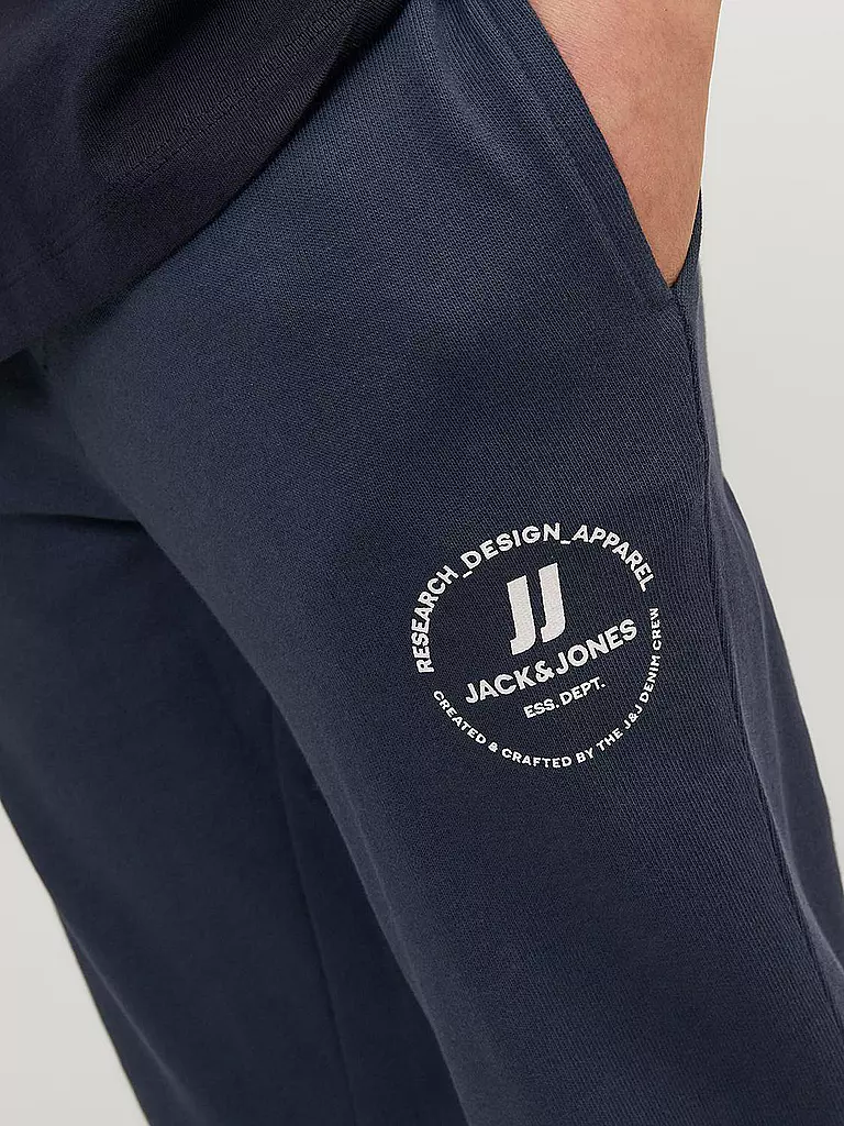JACK & JONES Jungen Jogginghose JPSTGORDON JJSWIFT  dunkelblau