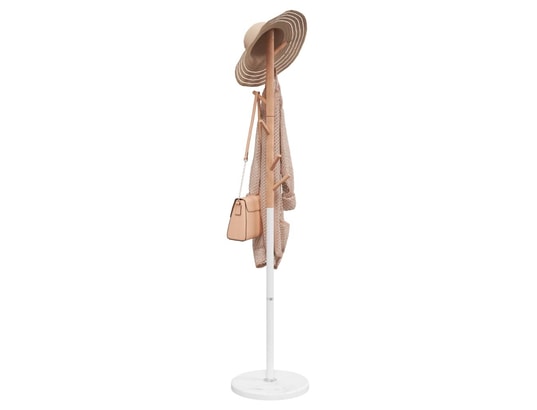 VIDAXL - Porte manteau Porte-manteau blanc 172 cm fer enduit de poudre