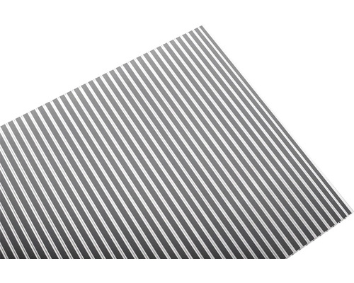 Gutta polycarbonaat holle kamerplaat/wandplaat 20-16 ZEBRAPLATE antraciet 2000 mm x 980 mm x 16 mm