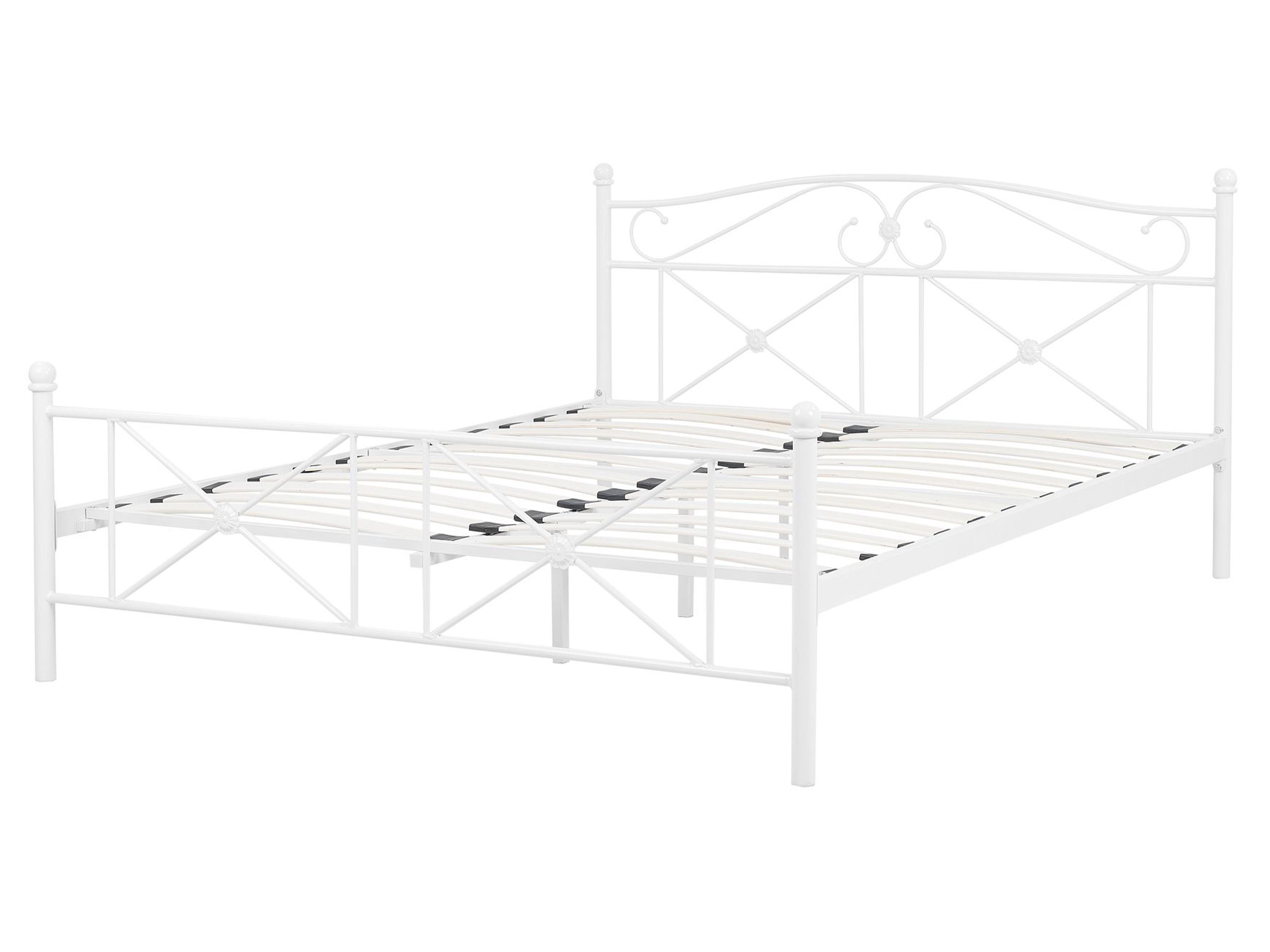 Bed Metaal RODEZ 160 x 200 cm Wit