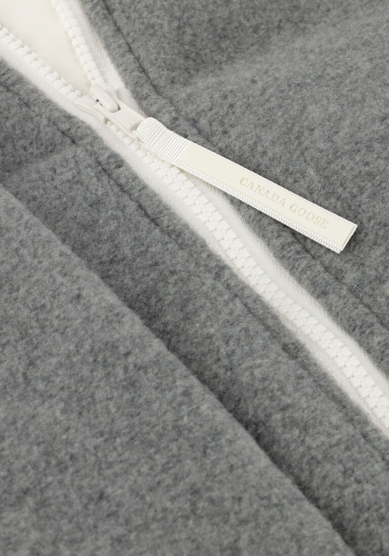 grijze canada goose jack chilliwack fleece bomber
