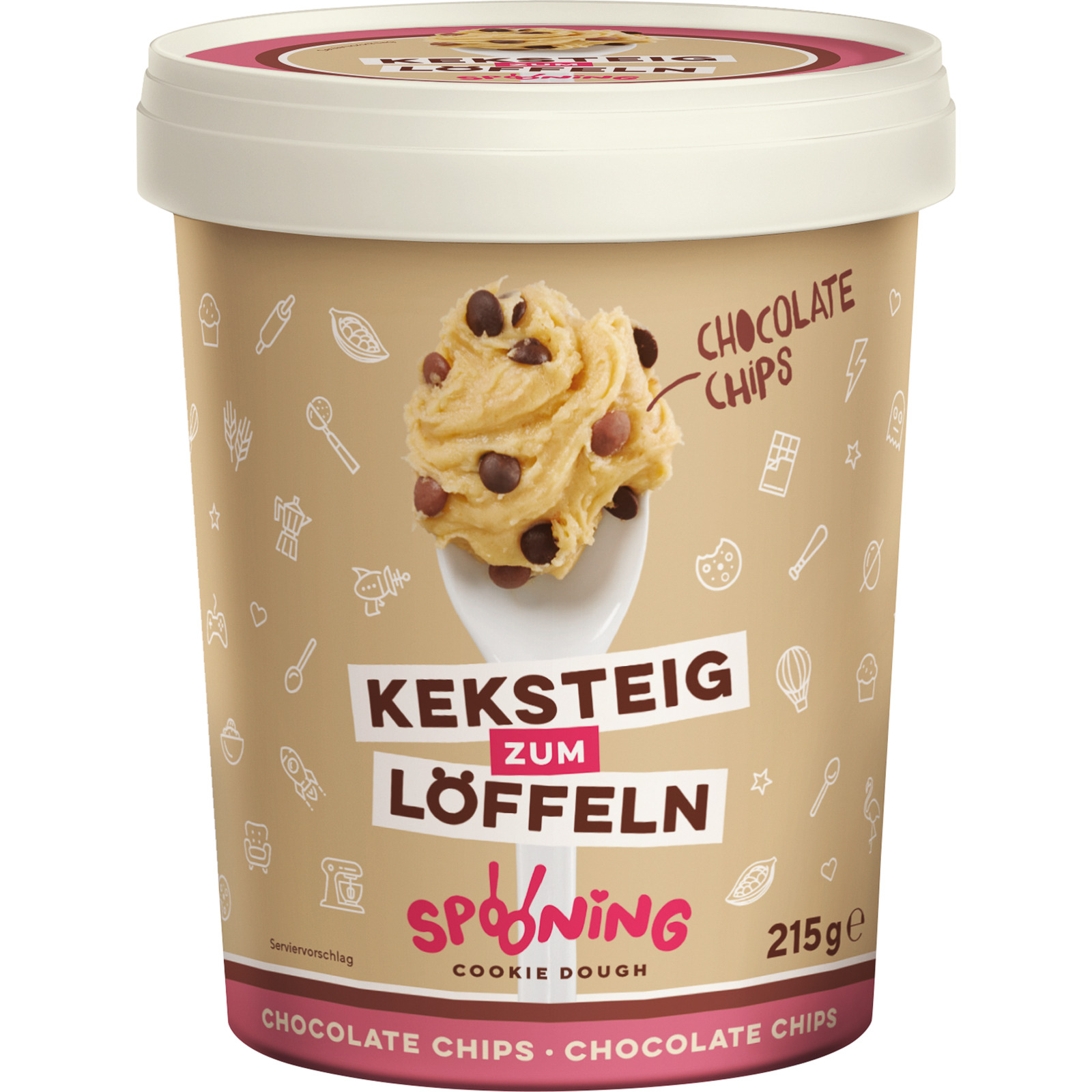 Spooning Keksteig Chocolate Chips 215g