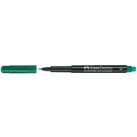 Faber-Castell Marker Multimark permanent, S, grün