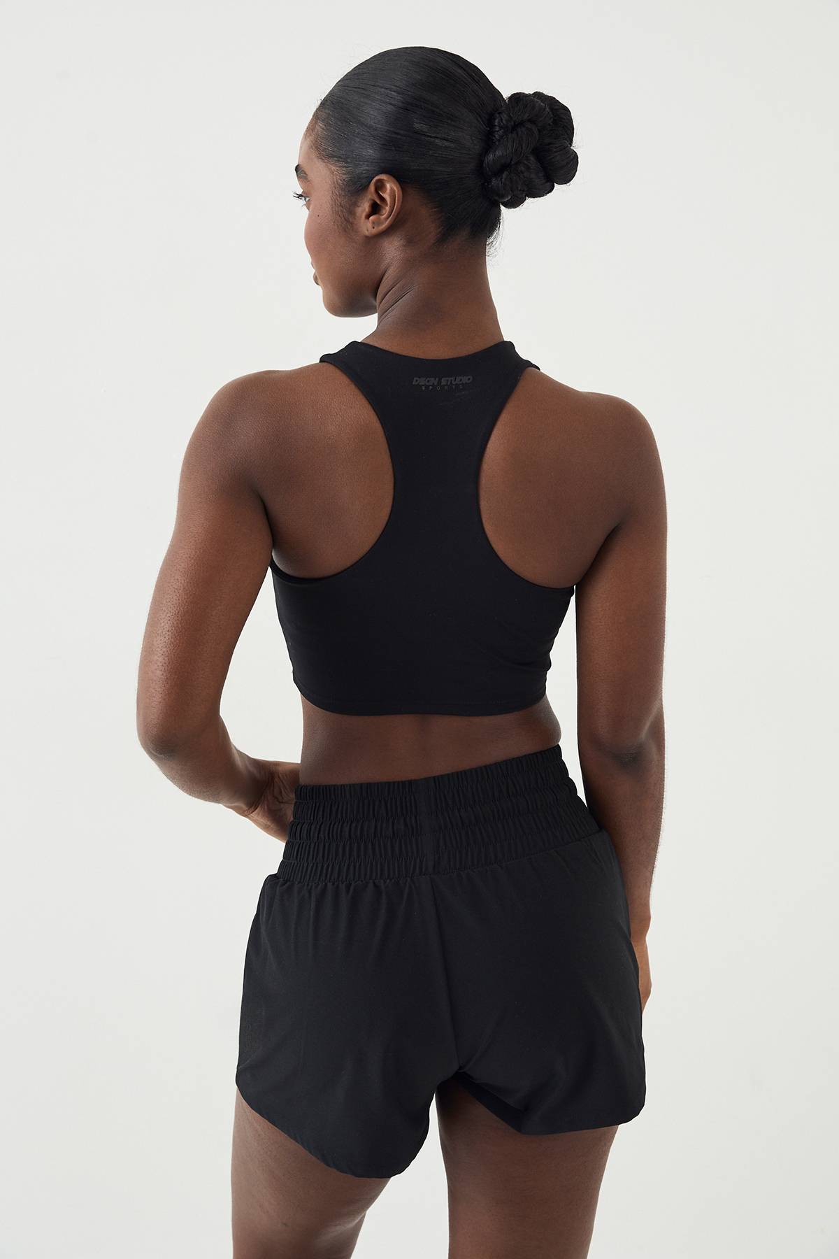 Short de Course DSGN Studio Taille Haute avec Ceinture Profonde