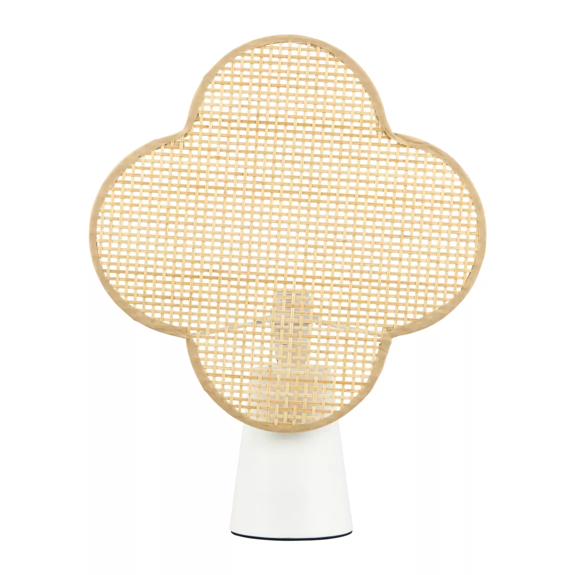 Lampe à poser bambou (H36 cm) Faustine Beige