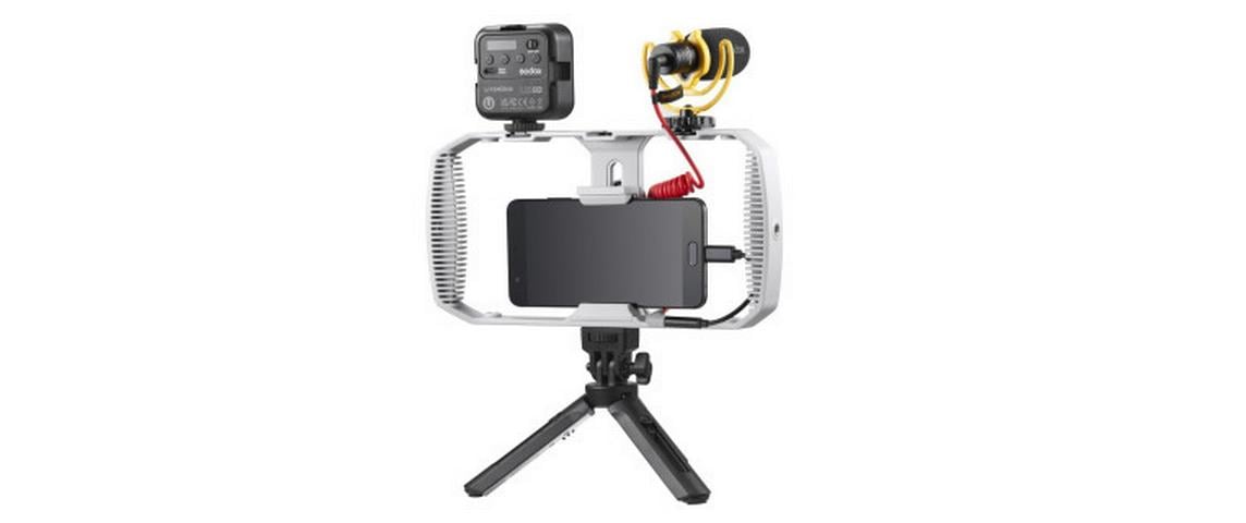 VK1 Vlogging-Set USB-C<br>Professionelles Vlogging-Set für Smartphones mit USB-C