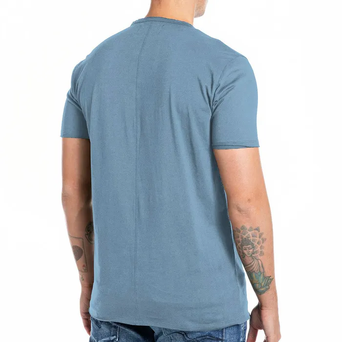 Replay Raw Cut V-neck Shirt Heren