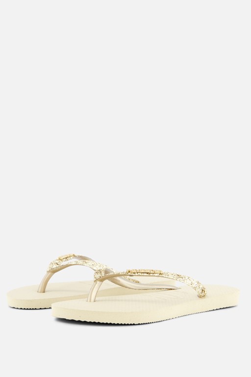 Havaianas Slim Glitter Slippers beige Rubber