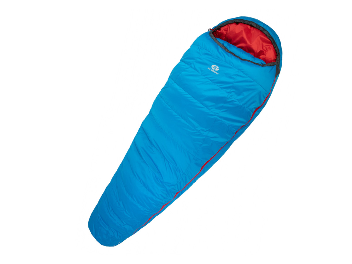 SirJoseph Trekking Rimo II 600 Links mummyslaapzak - Blue