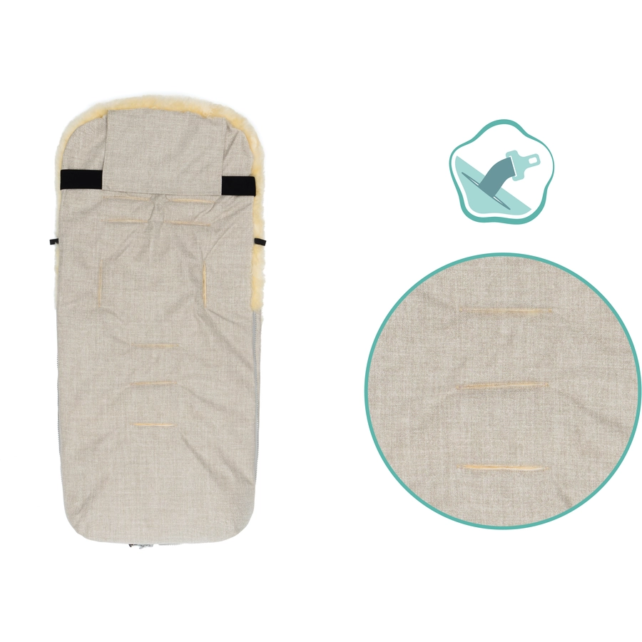 fillikid Winterfußsack Everest Bernina Sand Melange