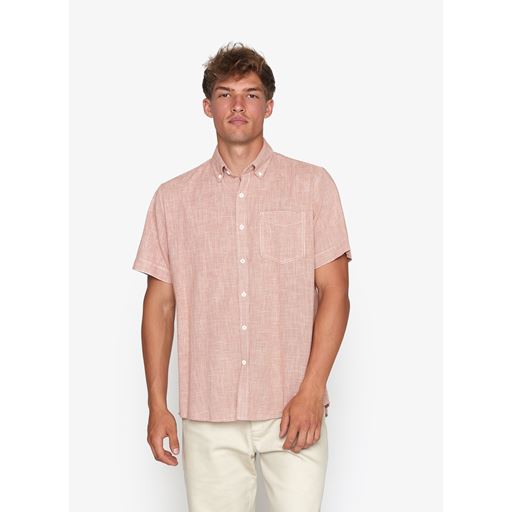 Signal Pitt Structure Skjorte, Sienna Orange, XXL