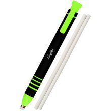 Stylo-gomme en plastique, 2 gommes de rechange