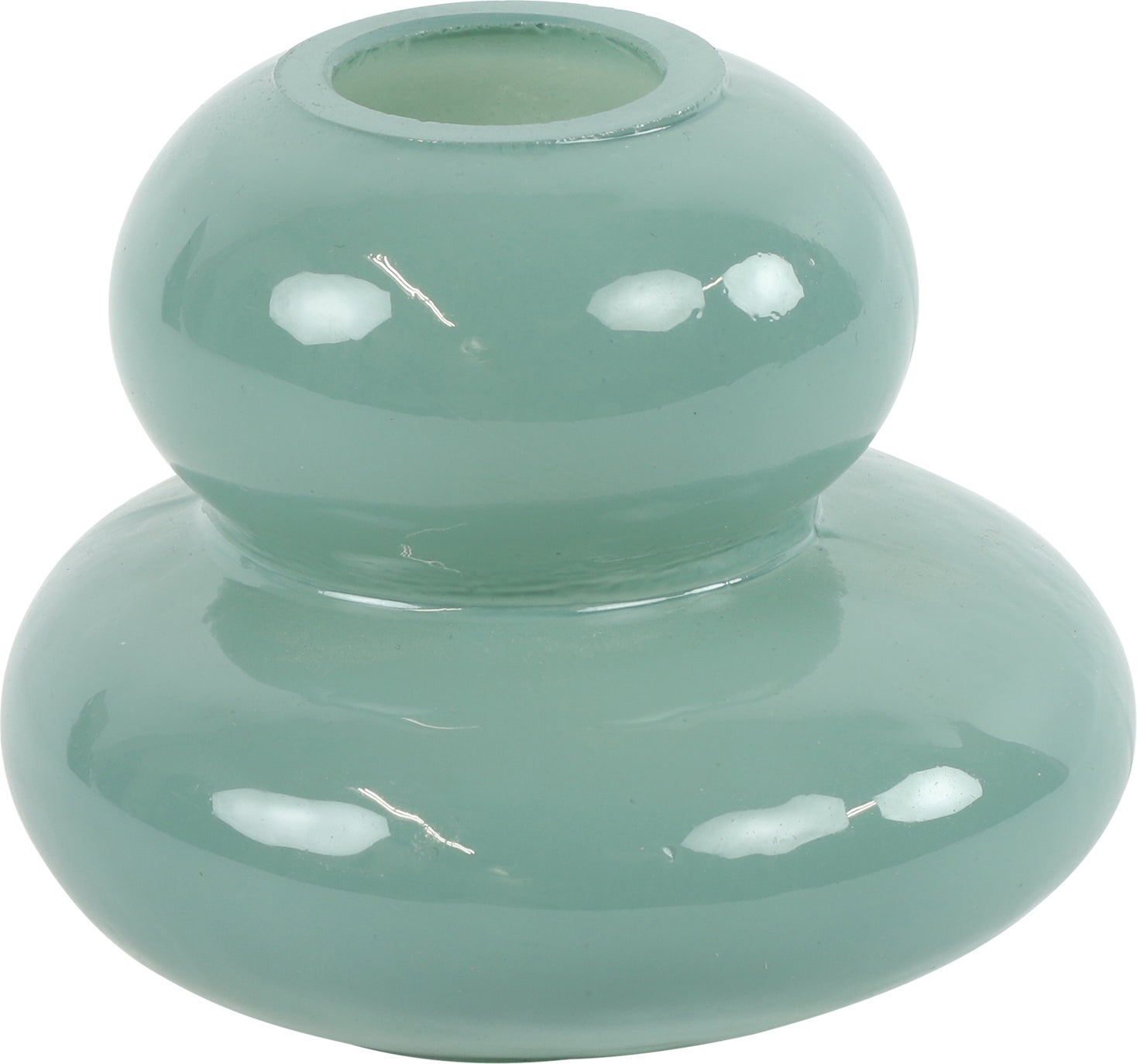 Countryfield vaas Floria groen D 10,5 H 8,5 cm