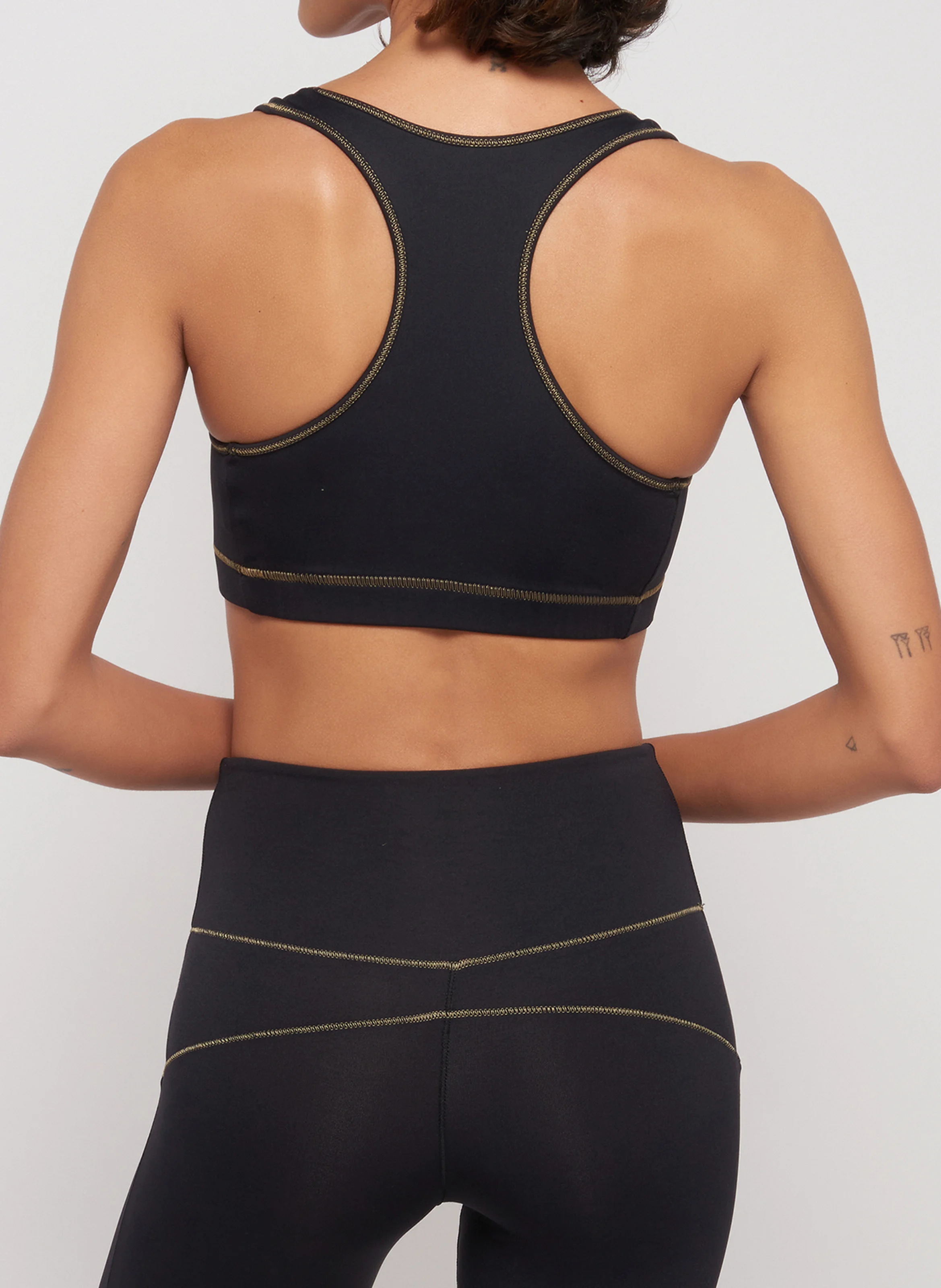 ANAHATA - Brassière de yoga près du corps | Noir