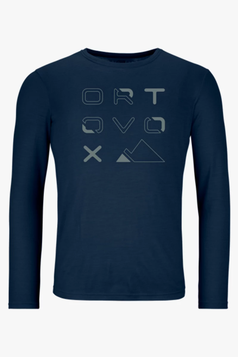 Ortovox 185 Merino Brand Outline LS Herren Longsleeve