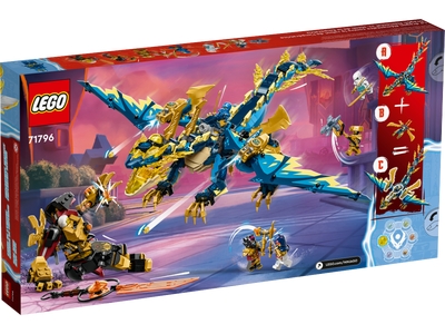 LEGO Elementdraak vs. de mecha van de keizerin (71796)