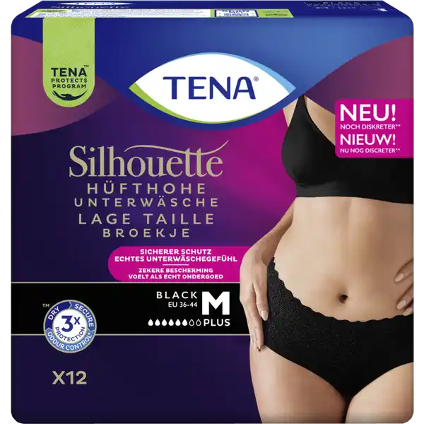 Silhouette Pants Plus Black M