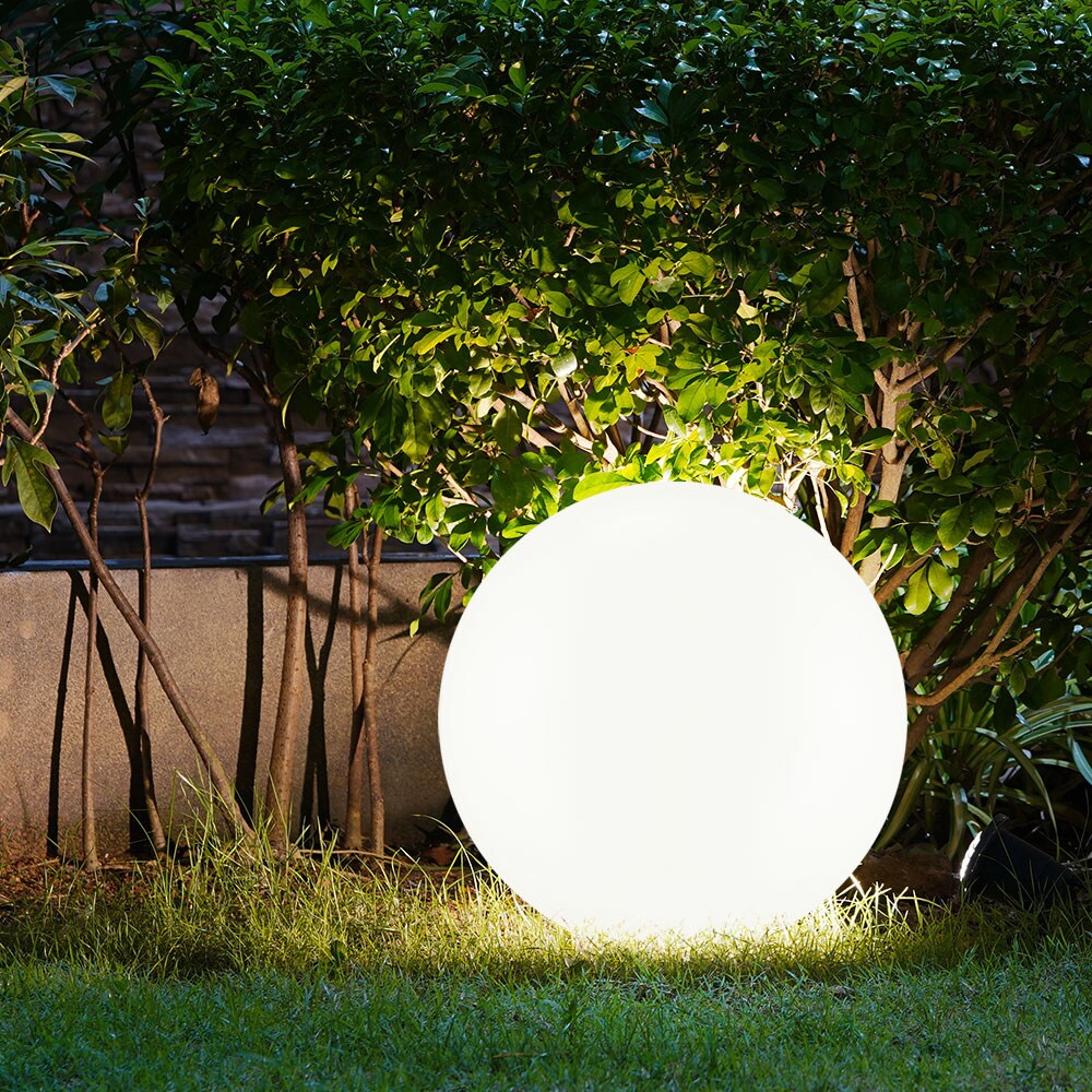 3er Set LED Solarkugeln, Durchmesser 20 cm, MALAGA