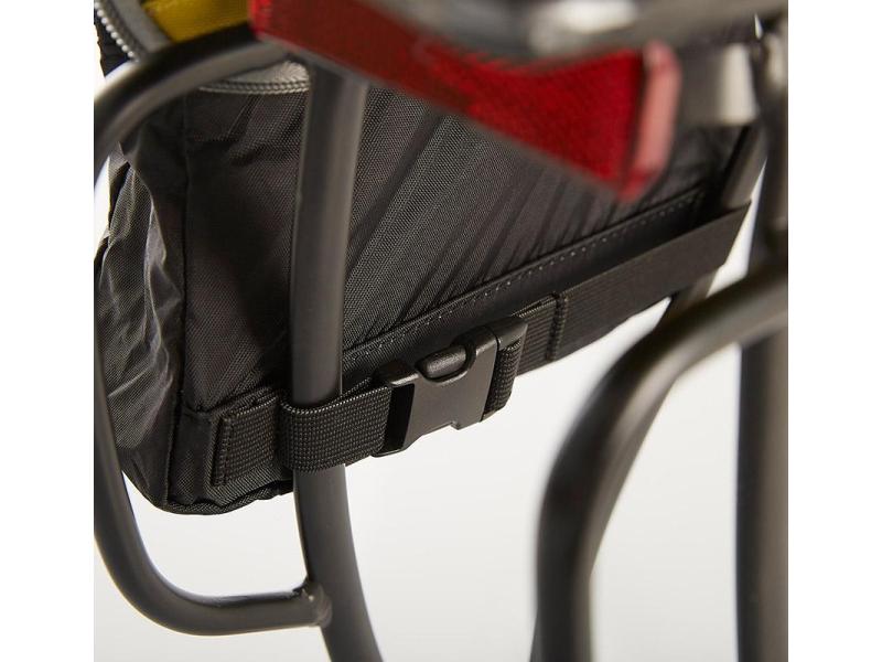 Racktime Gepäckträgertasche Talis Plus Gepäckträgertasche, Grau/Schwarz