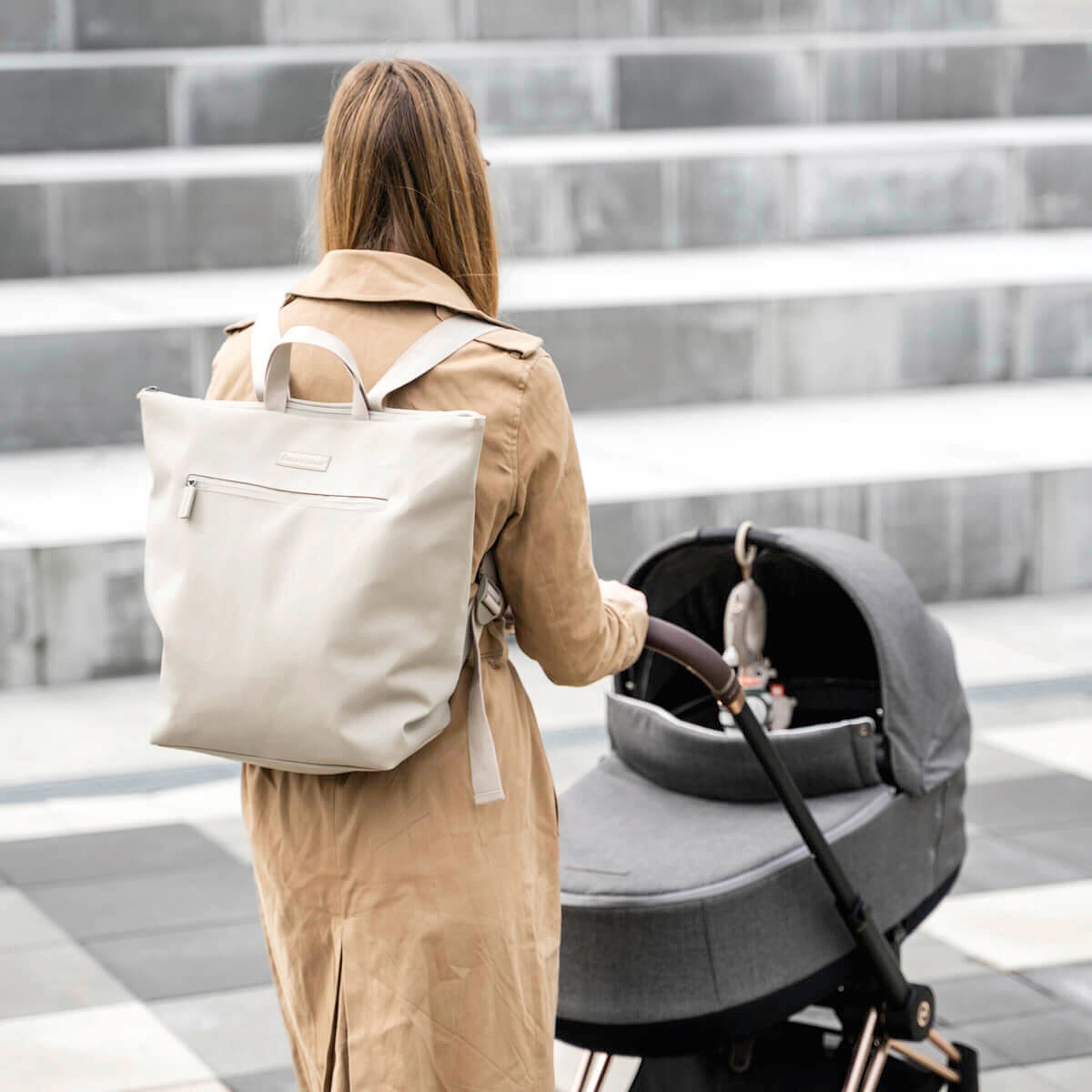Done by Deer Wickelrucksack sand