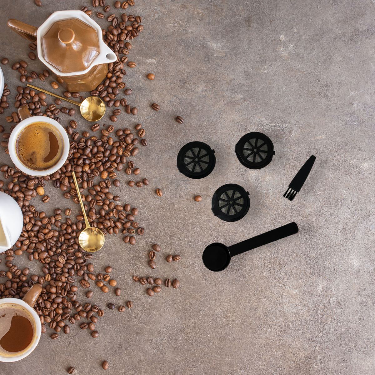 Set de 3 capsules Nespresso réutilisables Petit Déjeuner Fackelmann