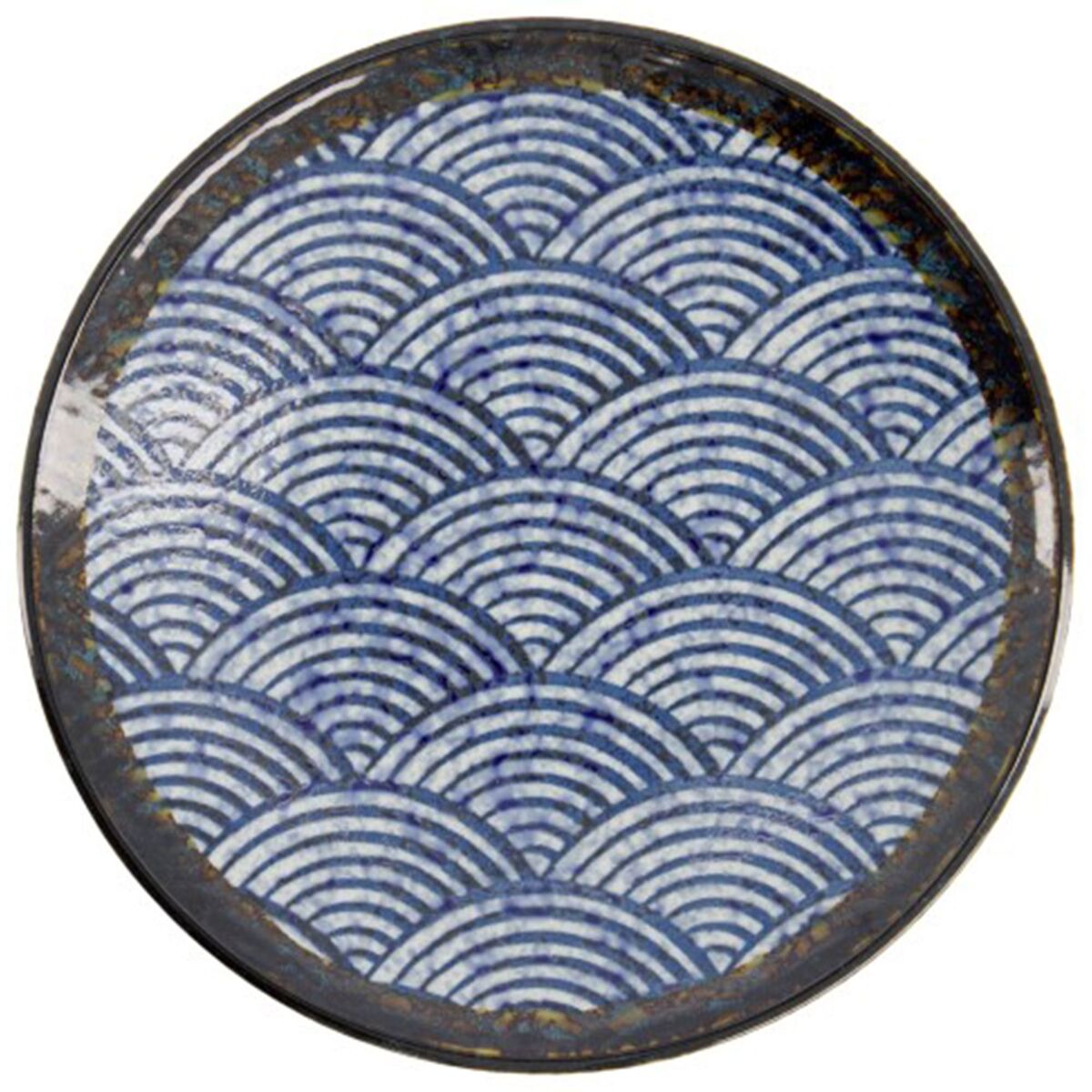 Aisai Seigaiha tallerken, 22.5 cm