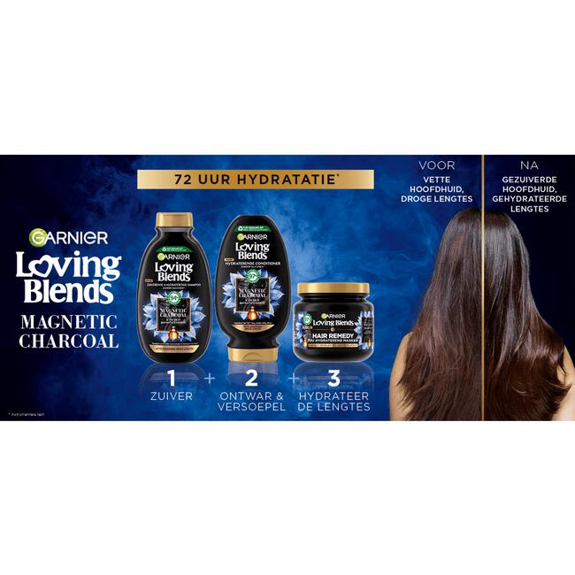 Garnier Loving Blends Charcoal Haarmasker 340 ML