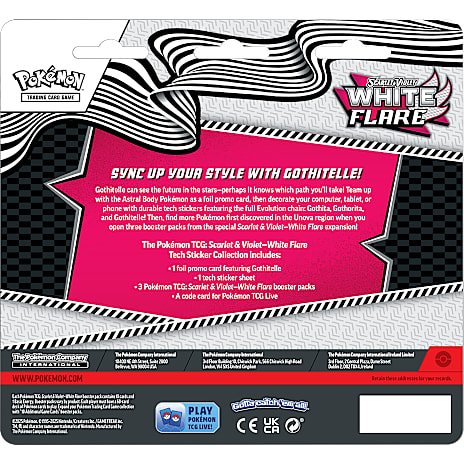 Pokemon TSG: Scarlet & Violet - white flare tech sticker collection