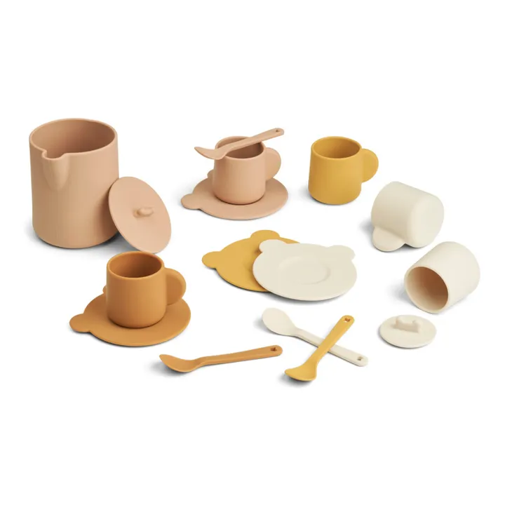 Liewood Set de dinette Kourtney en silicone | Rose multi mix