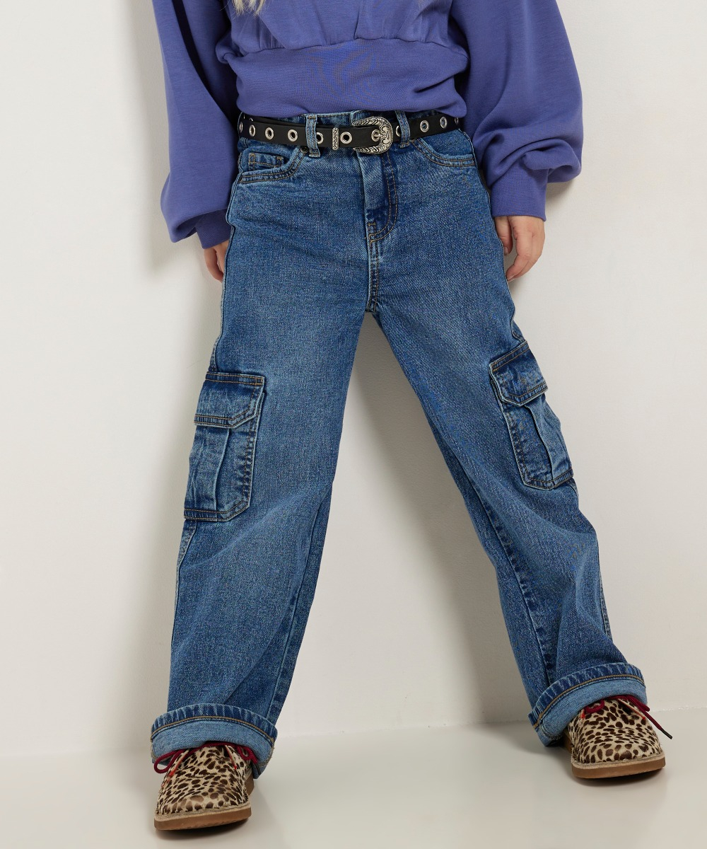 eyelets riem met western gesp