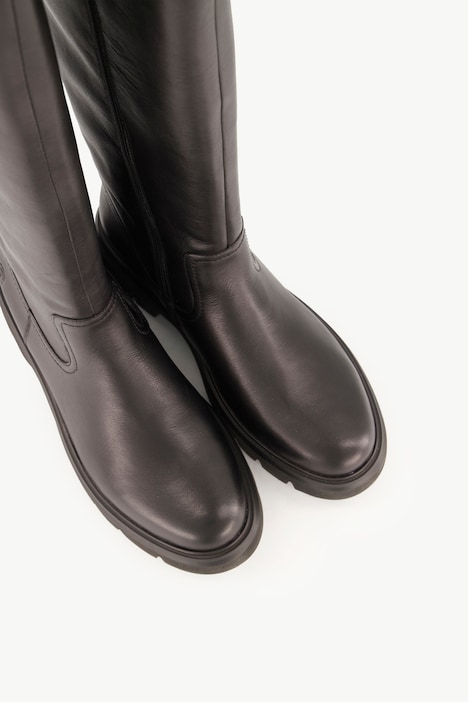 Remonte Lederstiefel, Zipper, Lammwollfutter, Weite G