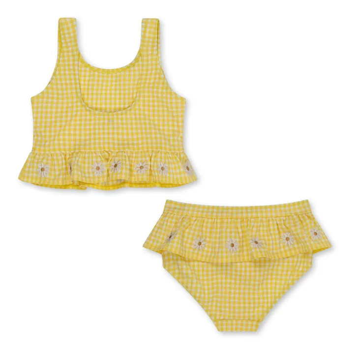 Konges Sløjd Maillot 2 Pièces Soline Vichy | Jaune