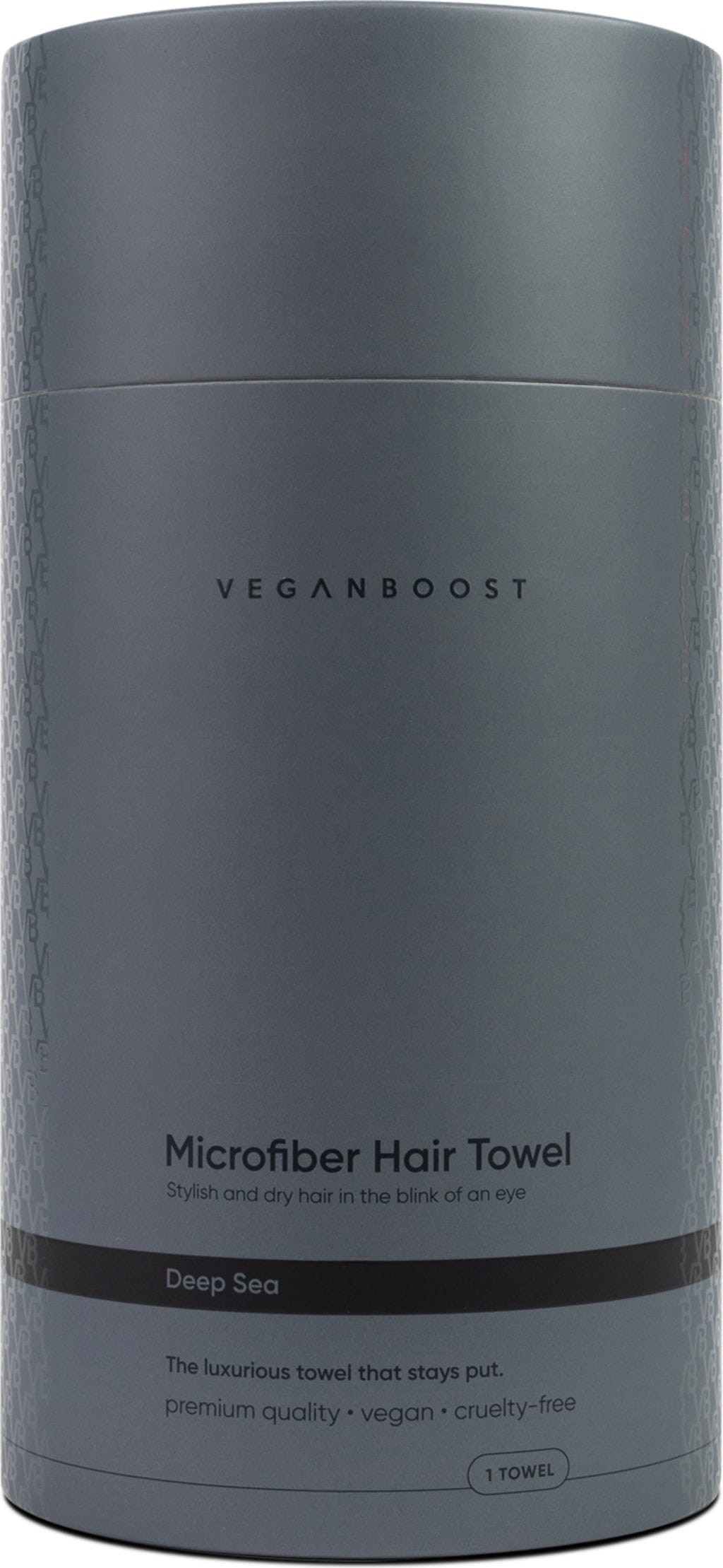 Veganboost  Haarhandtuch, Deepsea
