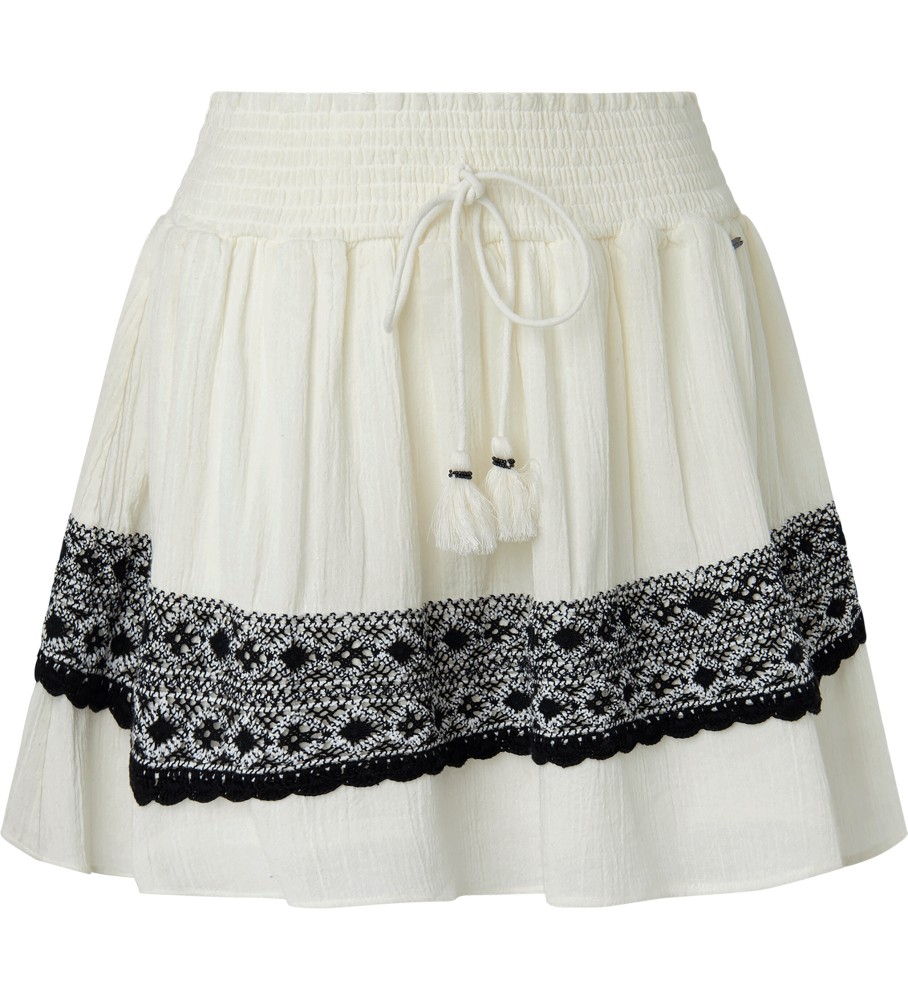 Saia Didi branca da Pepe Jeans