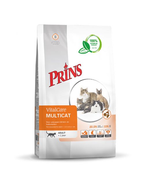 Prins Vitalcare Multicat Gevogelte - Kattenvoer