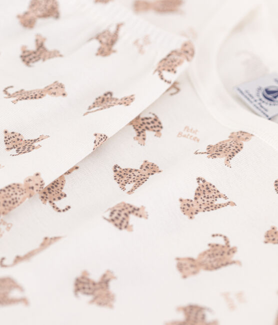 Pyjama manches courtes léopards en coton enfant