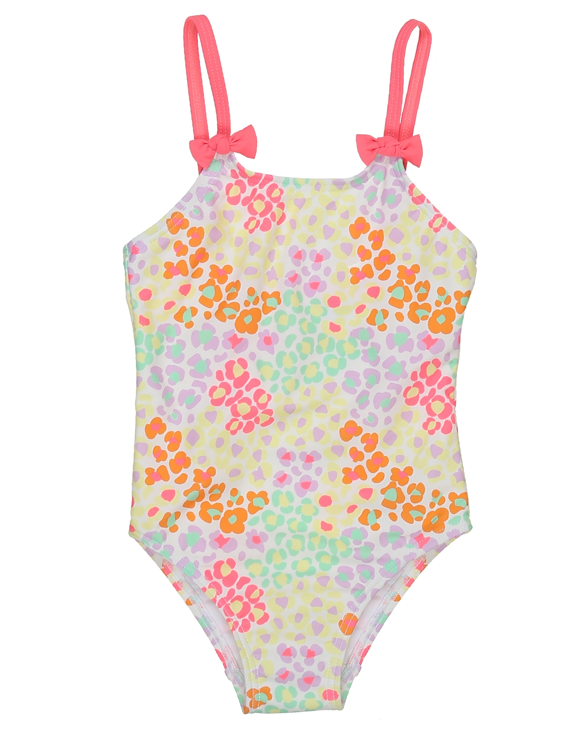 Badeanzug FLOWER PRINT in white pebble