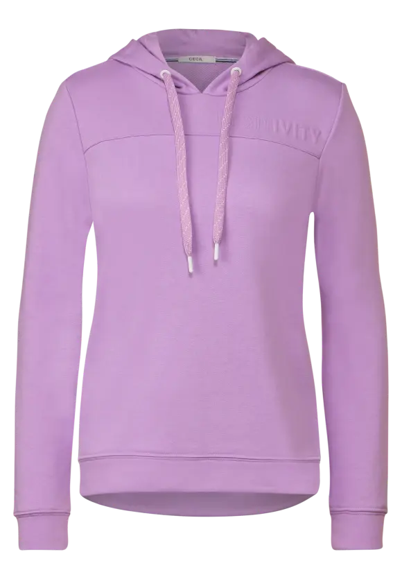 Hoodie Sweatshirt - sporty lilac