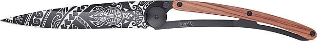 DEEJO - COUTEAU POLYNESIEN TATTOO BLACK 37 G