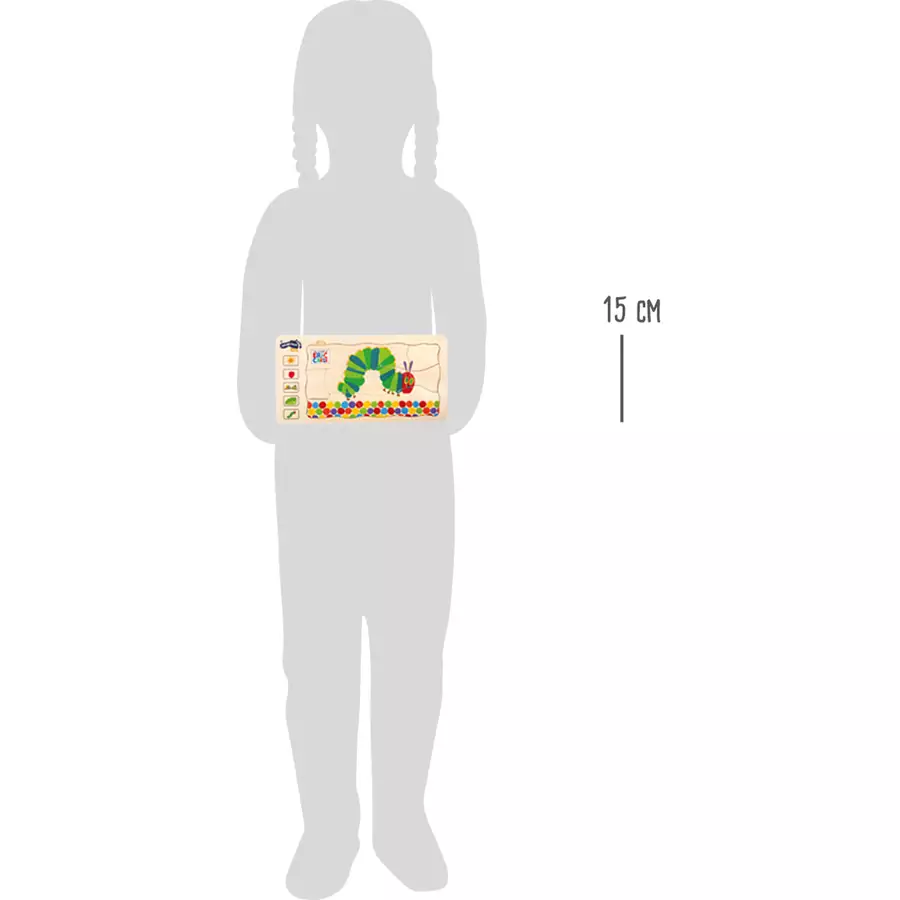 small foot® Raupe Nimmersatt Schichtenpuzzle