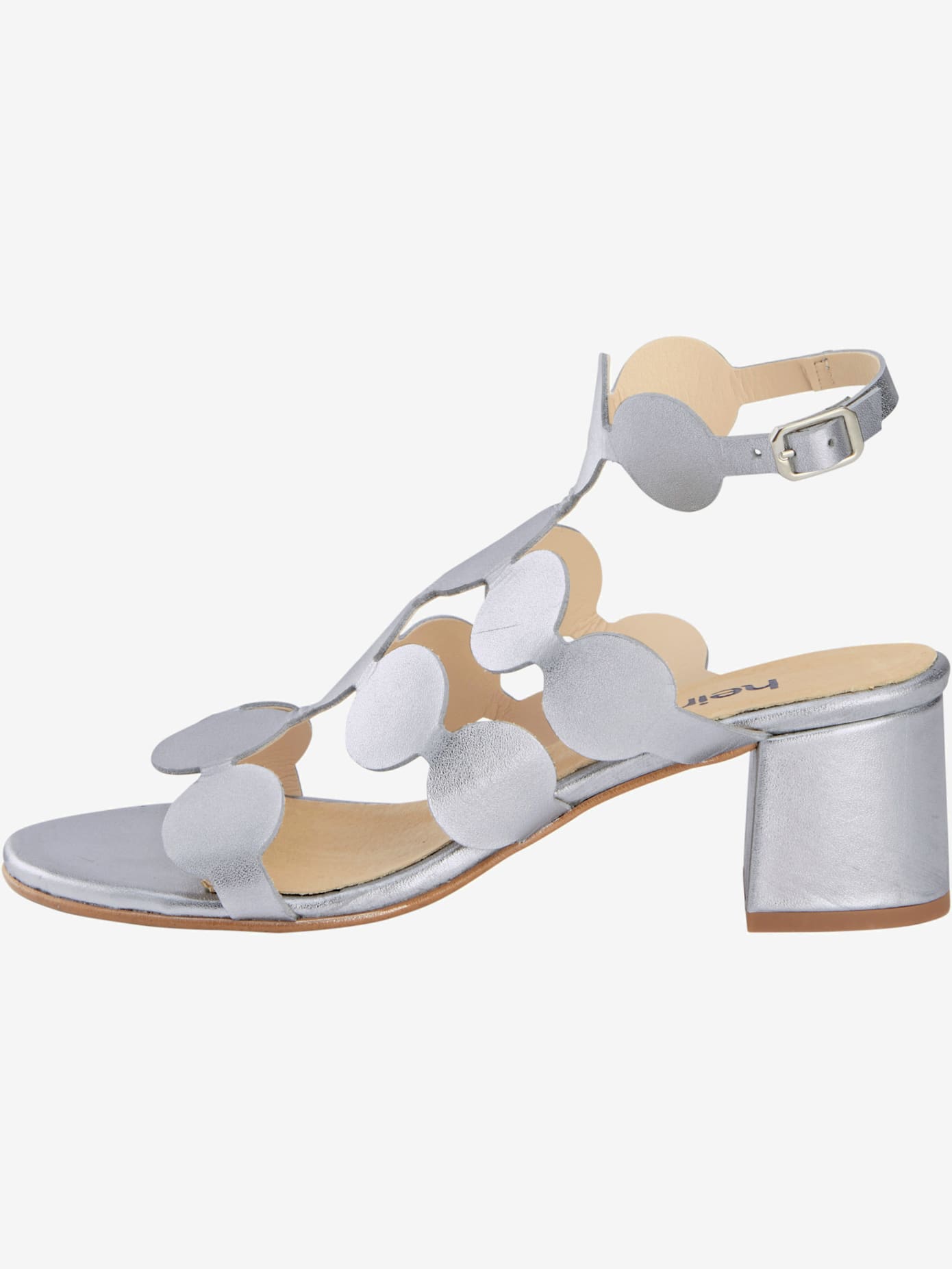 Sandales cuir de vache verni