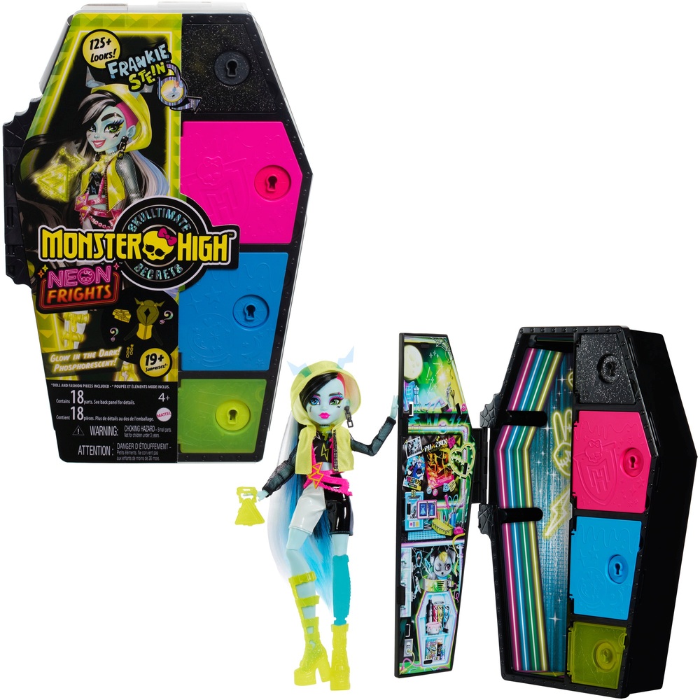 Monster High Skulltimate Secrets Neon Frights Frankie Stein Puppen-Modeset