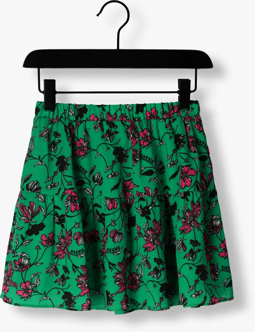 NIK & NIK groene nik & nik minirok volance skirt
