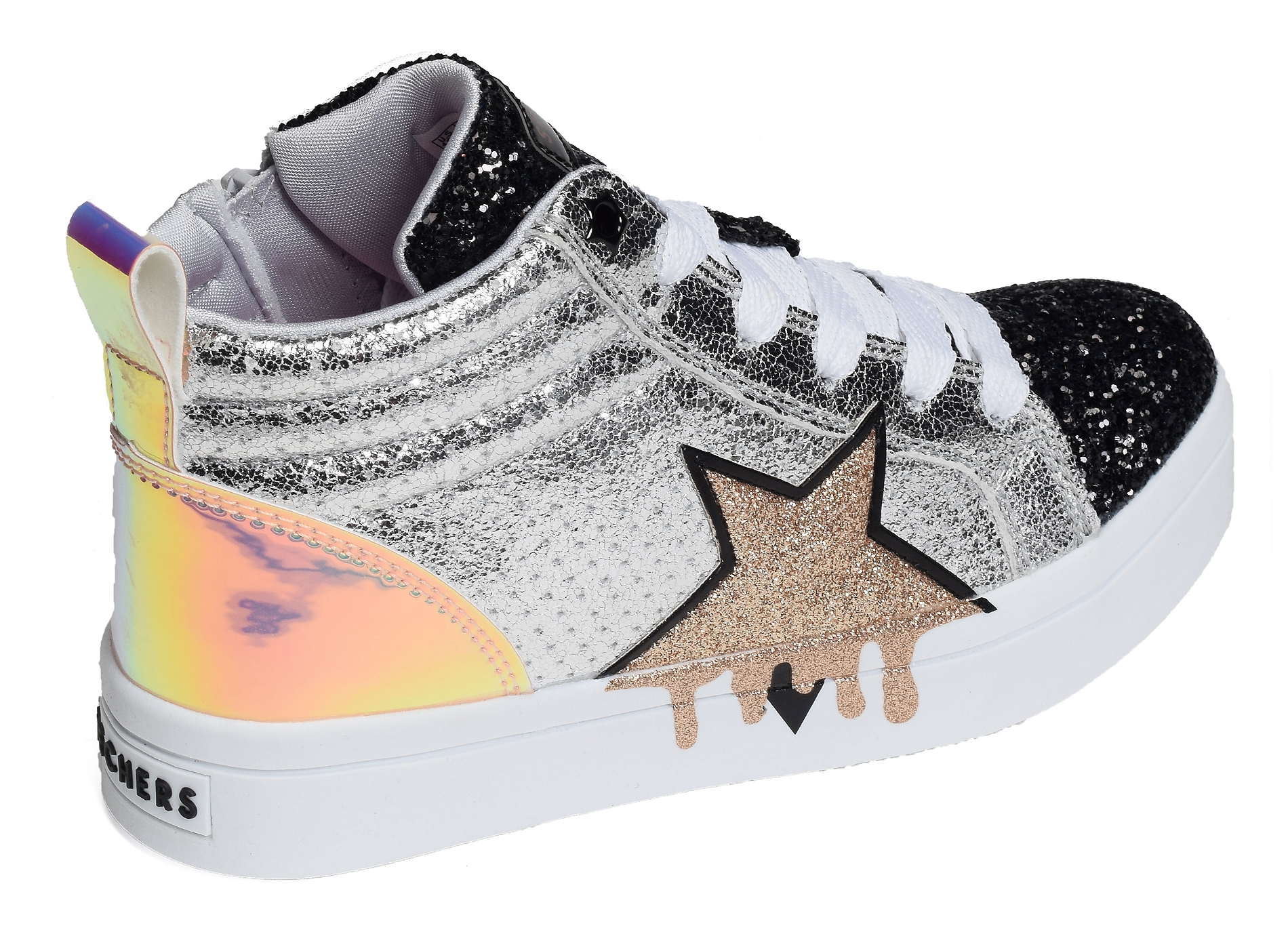 Hi lite dazzle drip noir argent
