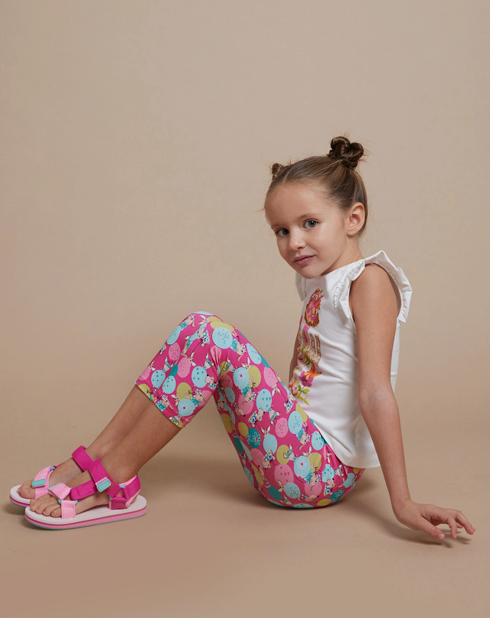 Leggings WOOF in fuchsia