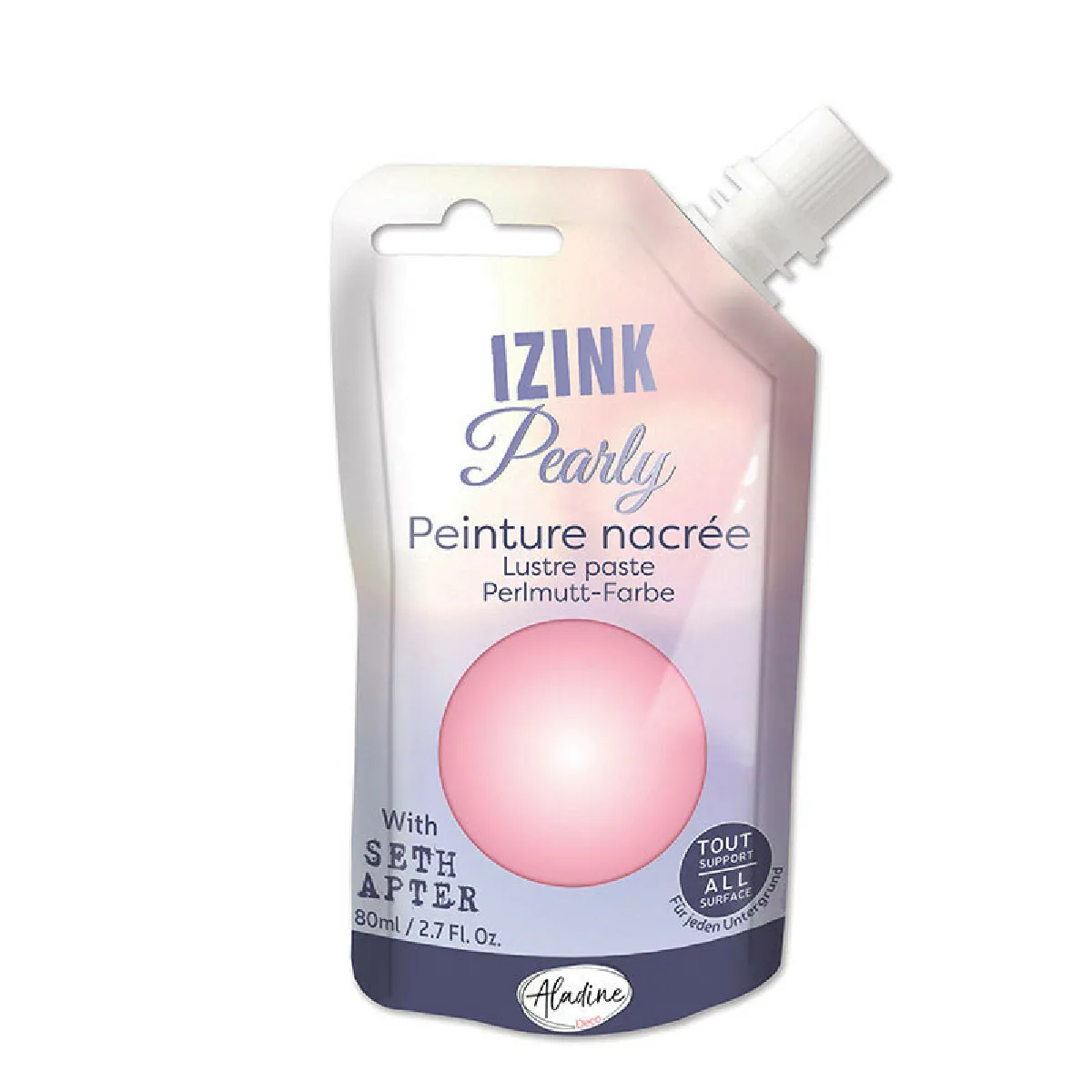 AladinE Peinture nacrée Rose pastel