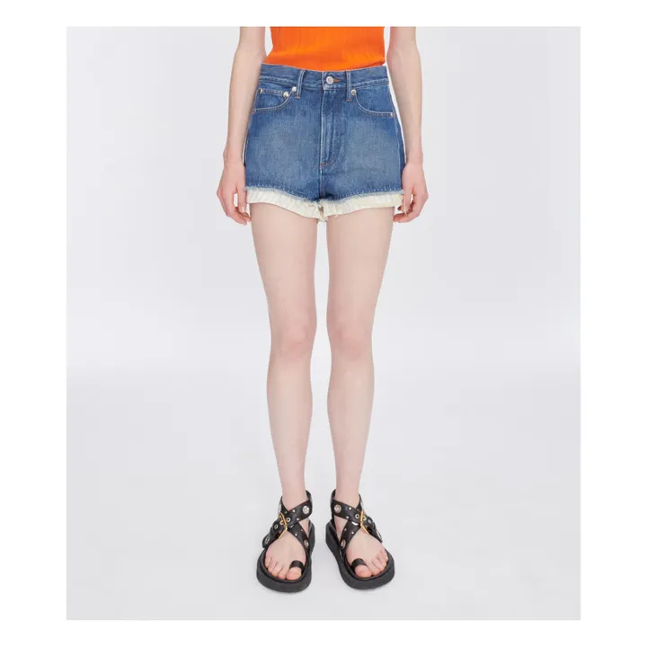 A.P.C. Collaboration A.P.C. x Natacha Ramsay Levi - Short Versailles Coton Bio | Bleu indigo